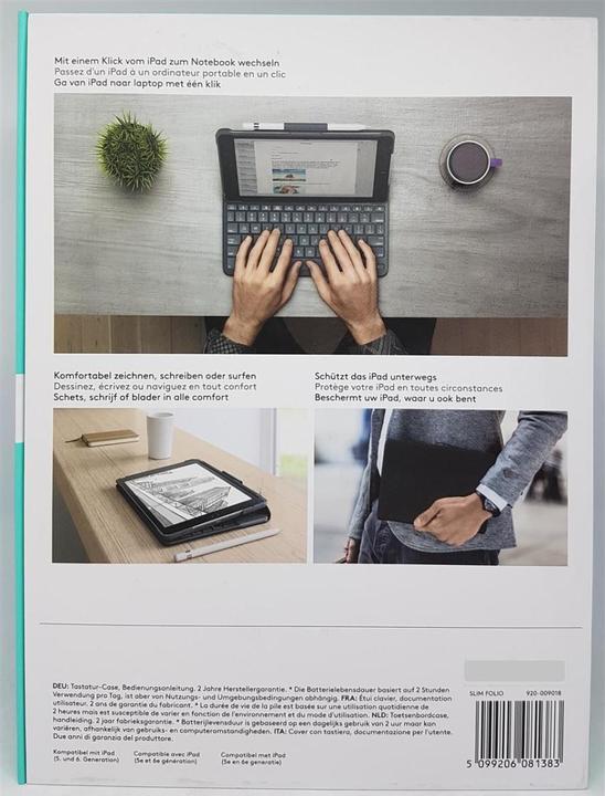 Produktbild Logitech Slim Folio (DE, iPad Pro)