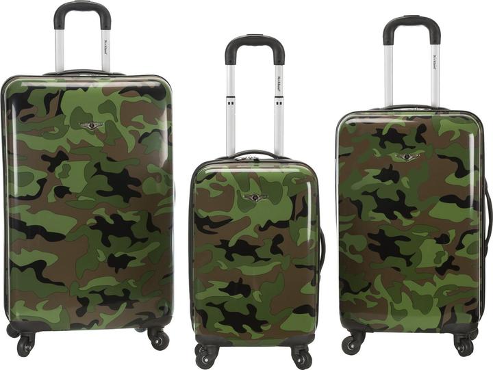 Produktbild Rockland Set Valigie Rigide in Policarbonato ABS con Rotelle