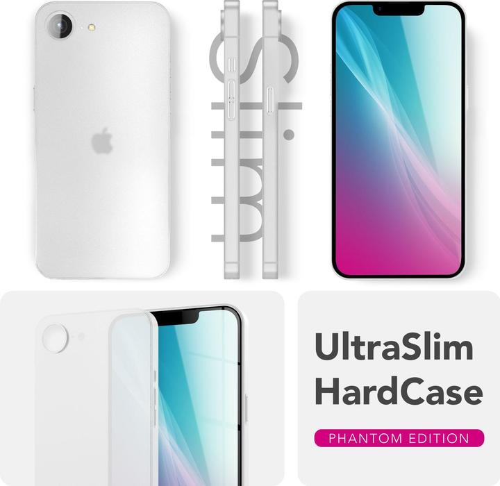 Produktbild Nalia Phantom - Extrem Dünn 0,3mm Schlank Matt & Elegant - Minimalistische Handyhülle (Apple iPhone 16e)
