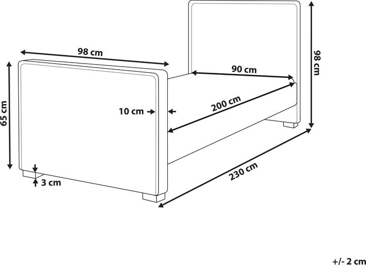 Actual product image Beliani Teenie (90 x 200 cm)