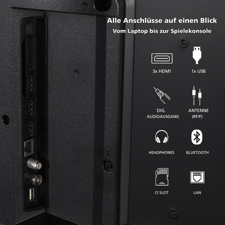 Actual product image JVC LT-43VUQ3455 LED-TV UHD QLED TIVO (43", QLED, 4K, 2024)