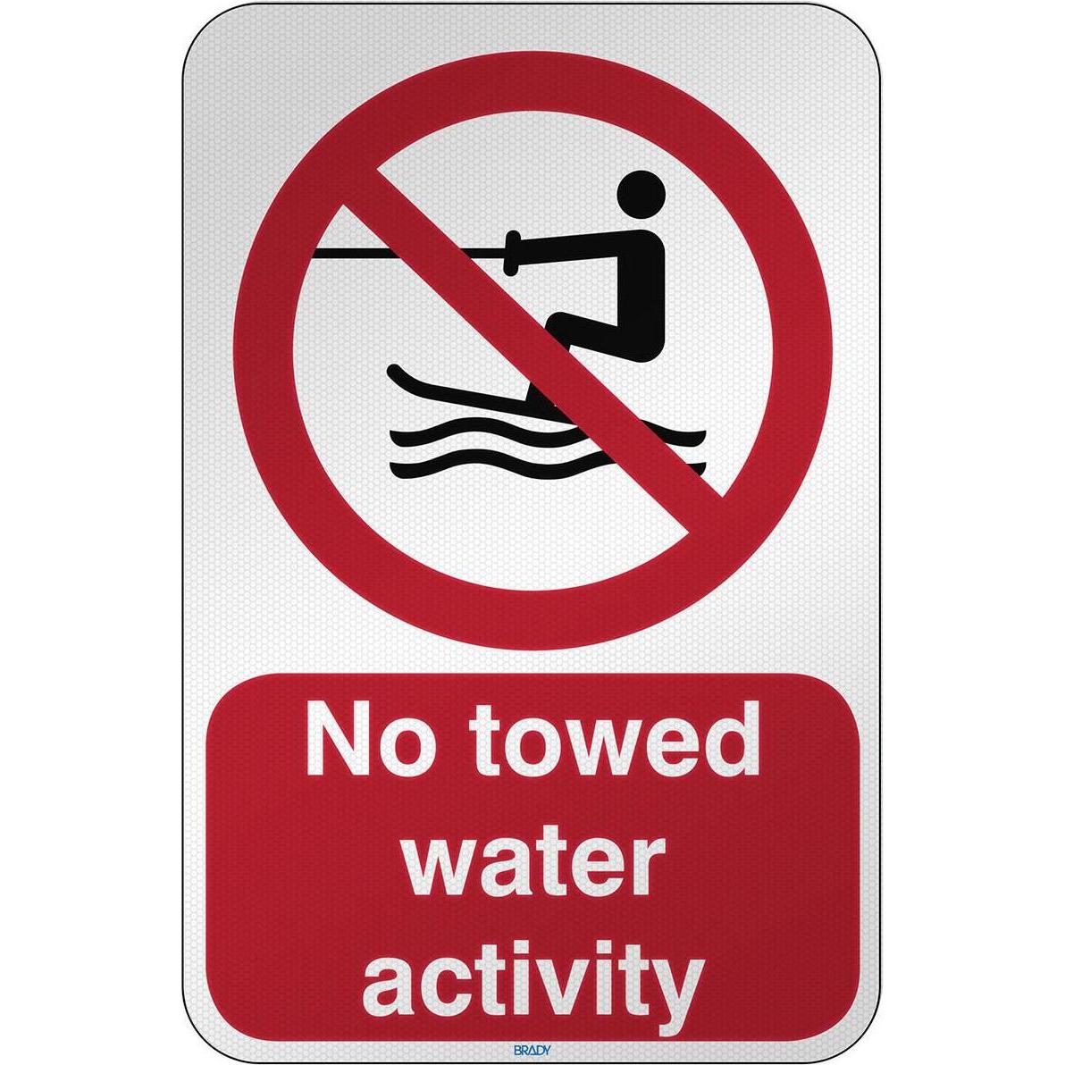 Brady, Etiketten, ISO Safety Sign - No towed