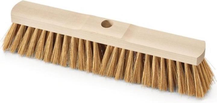 Immagine prodotto Nölle Scopa in fibra sintetica di cocco Lunghezza 600 mm Corpo in legno di faggio con foro per il manico (1 pz.)