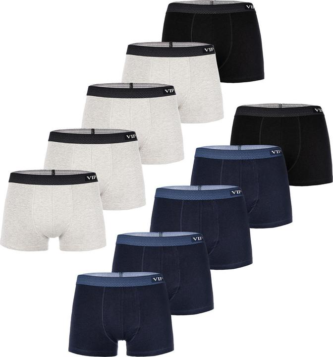 Grau, Navy, Schwarz