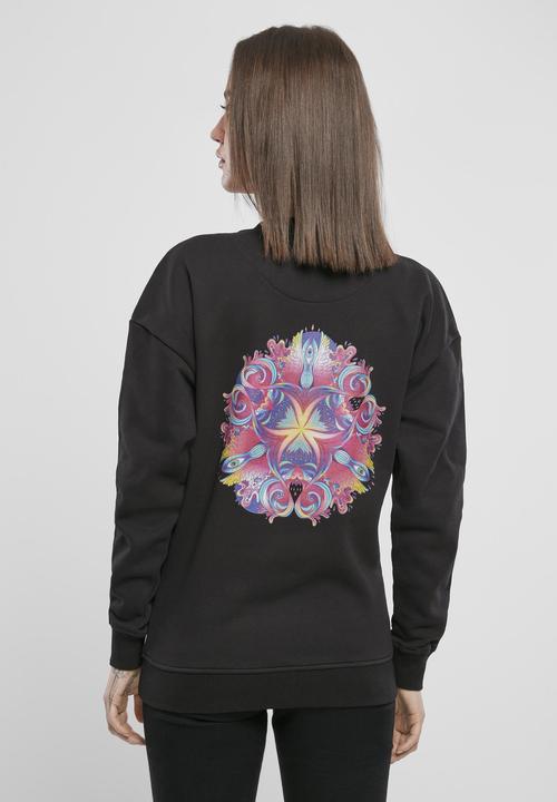 Actual product image Merchcode Ladies Psychadelic Mandala Crewneck (M)