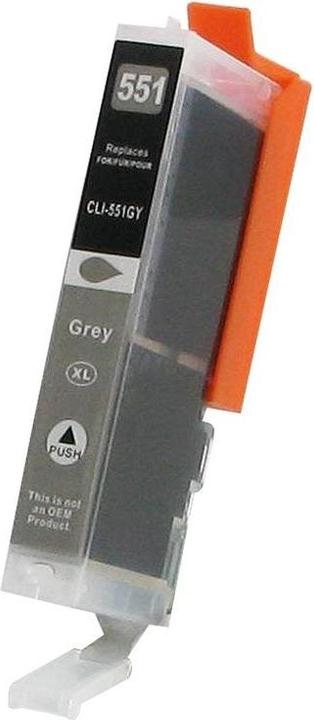 Hermex Alternative Tintenpatrone zu Canon CLI-551GY XL (GY)