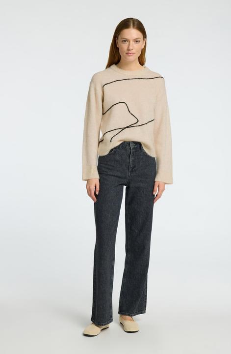 Produktbild Selected Abstrakter Strickpullover (S)