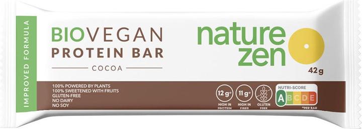 Actual product image Nature Zen Protein bar organic chocolate (Chocolate, 1 pcs., 40 g)