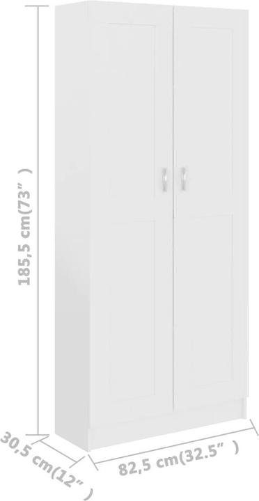 Immagine prodotto vidaXL Gilvarry (82,5 x 30,5 x 185,5 cm)