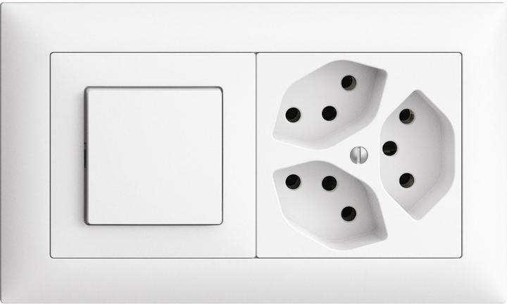 Image du produit Feller EDIZIOdue Kleinkombi Schalter Schema 3 und 3 x T13