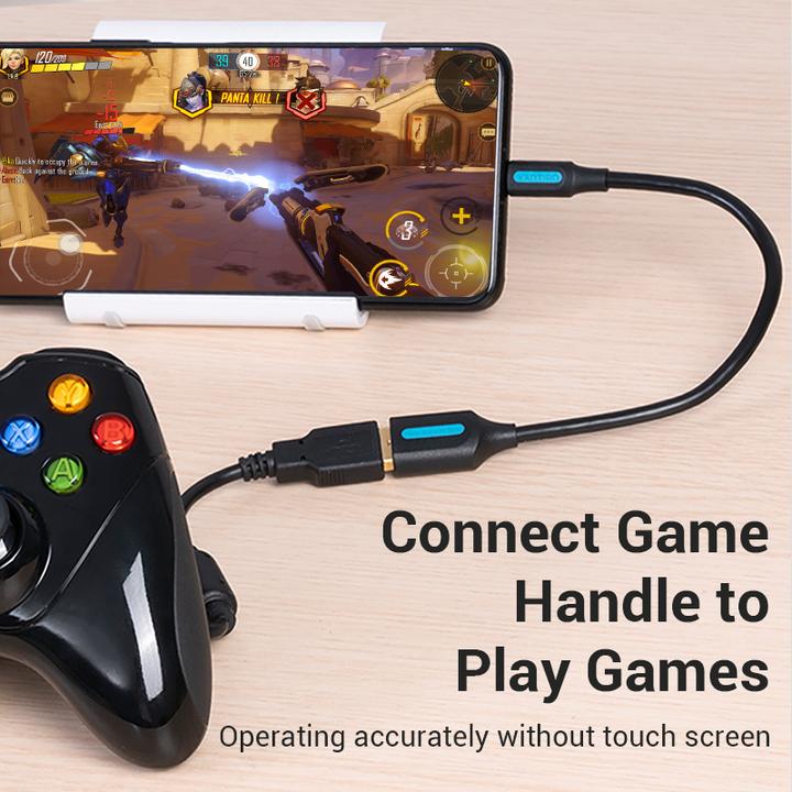 Actual product image Vention USB C — USB A (0.15 m, USB 2.0)