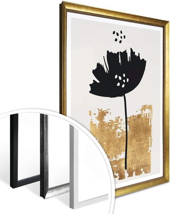 Image du produit Trenddeko Fleur noire (24 x 30 cm)