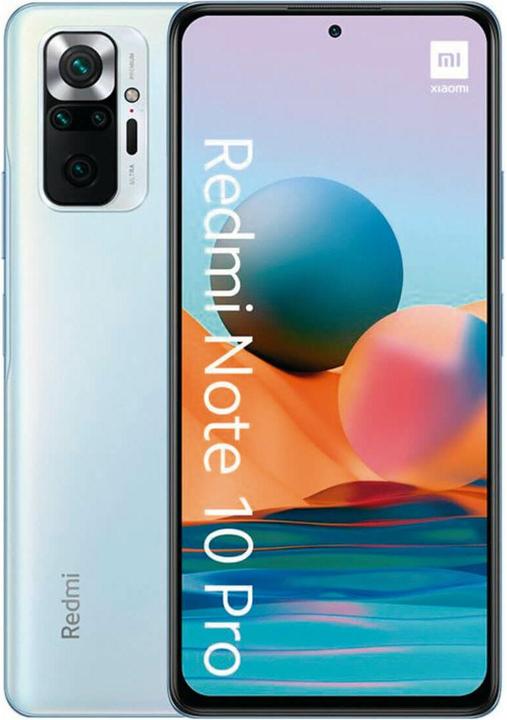 Produktbild Xiaomi Redmi Note 10 Pro (64 GB, Glacier Blue, 6.67", Dual SIM, 4G)