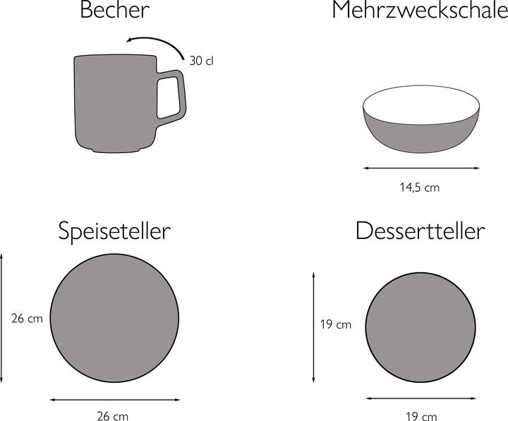 Image du produit CreaTable Bella Casa (16 pièce(s))