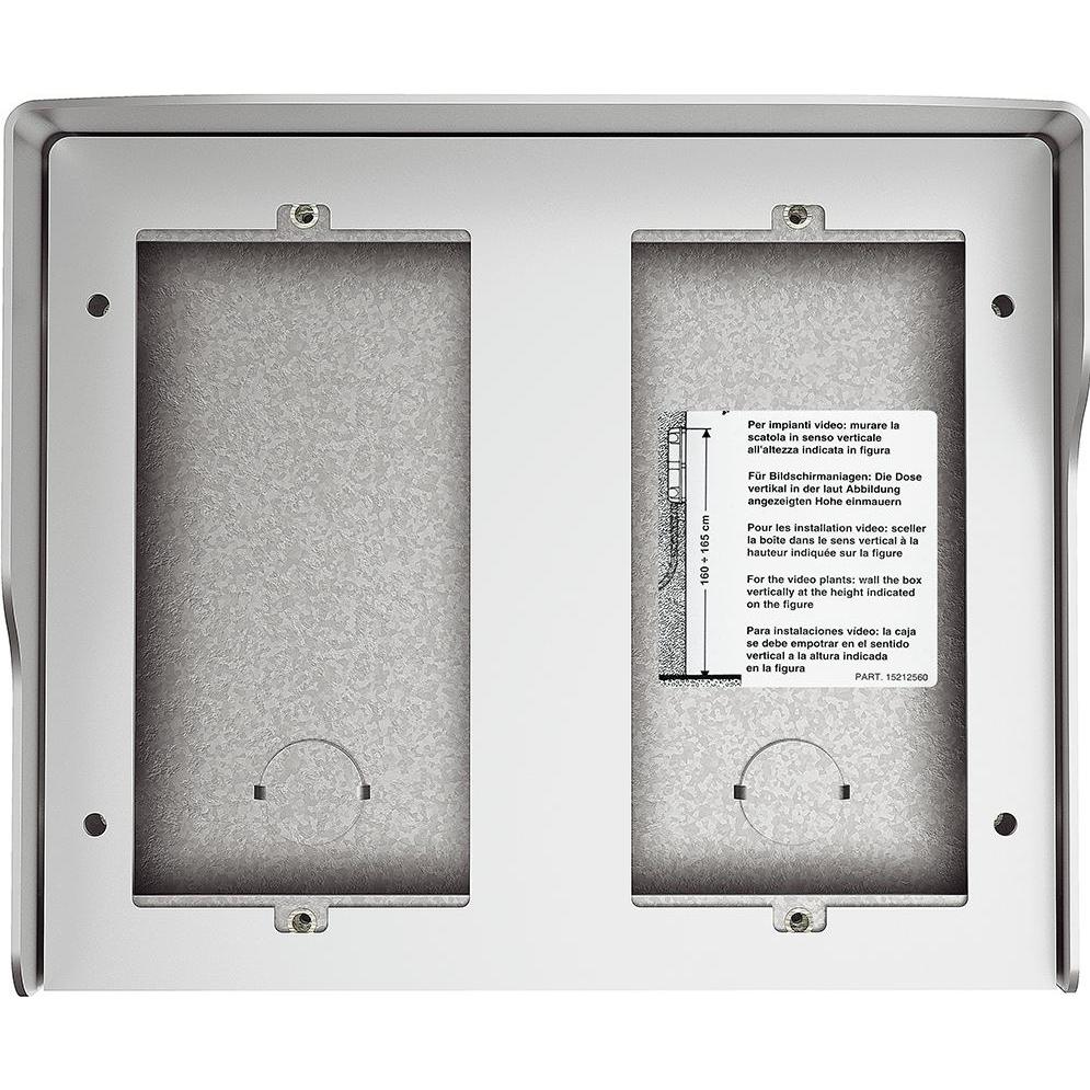 Legrand, Zubehör Gebäudesicherheit, 4-moduliger Aufputzkasten, 2-reihig