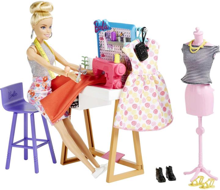 Image du produit Barbie Créatrice de mode avec studio de couture