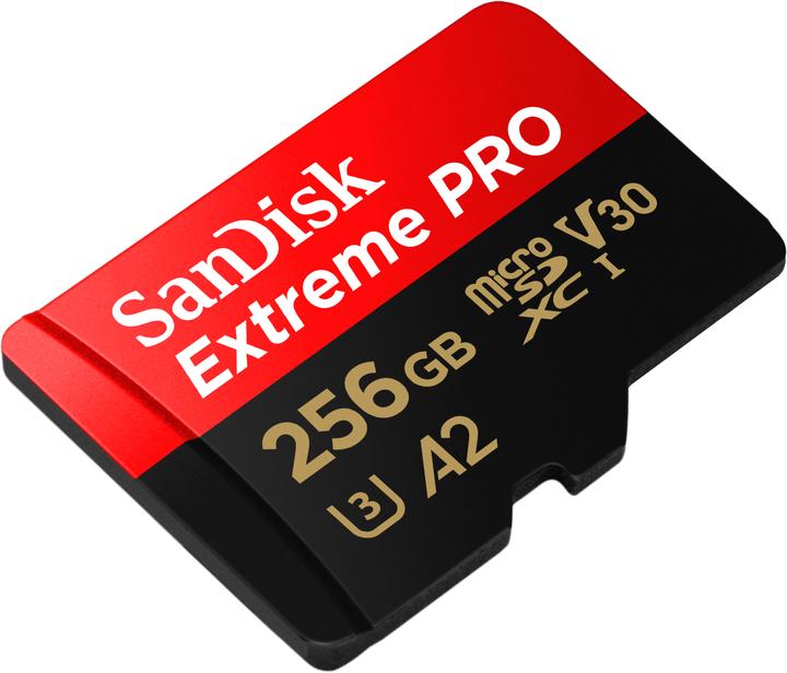 Productafbeelding SanDisk Extreme PRO UHS-I V30 (256 GB, microSDXC, U3, UHS-I)