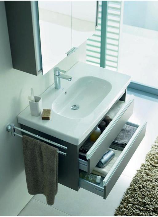 Image du produit Duravit Meuble-lavabo D-Code D-Code 85 cm blanc 03428500002 (480 mm, 850 mm)