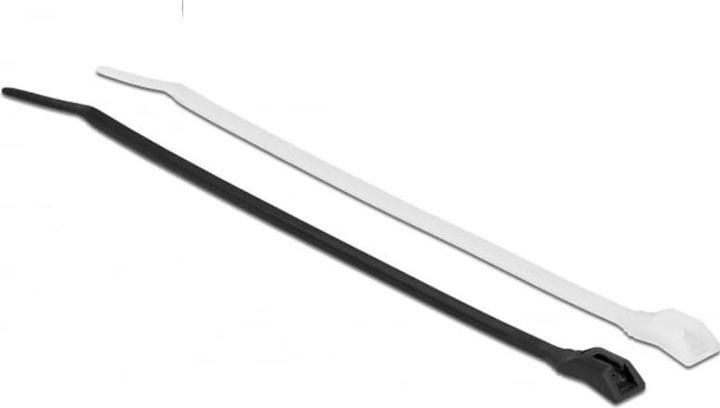 Produktbild Delock Kabelbinder mit flachem Kopf L 370 x B 7,6 mm 100 Stück (370 mm, 100 Stk.)