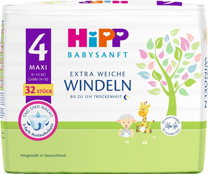 Actual product image Hipp Baby Soft (Size 4, Pack, 32 pcs.)