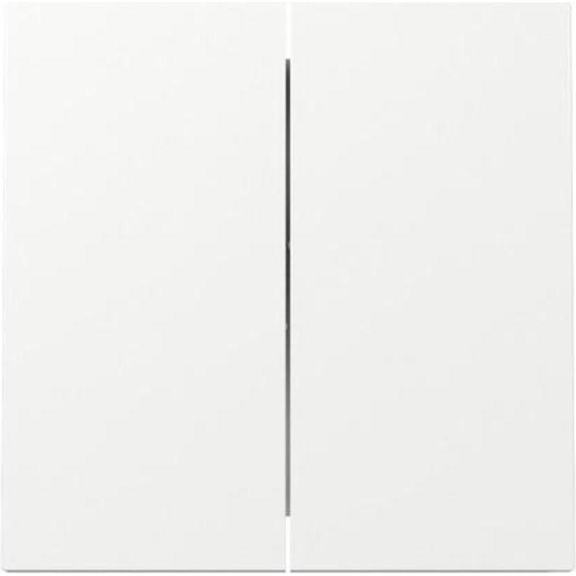 Gira Wippe 2f Flächenschalter 329570 Reinweiss, Taster + Schalter, Weiss