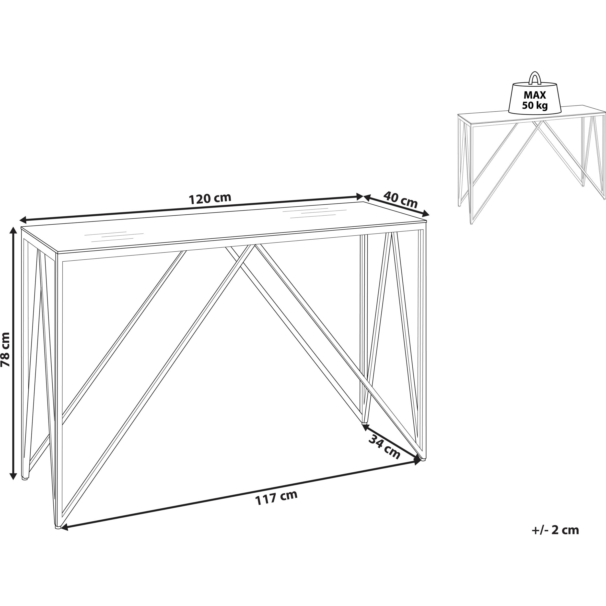 Thumbnail - Beliani, Konsolentisch, Weso