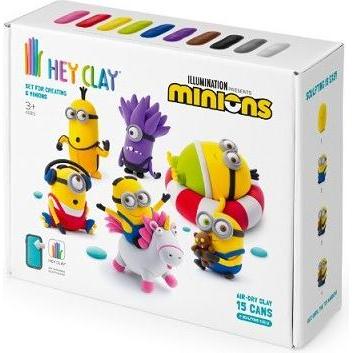 Tm Hey Clay Minions Set + Zubehör 15 Dosen 15026