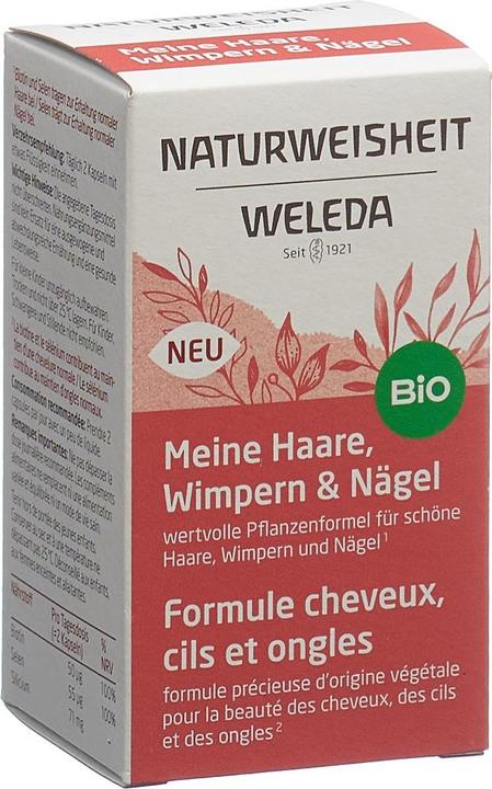 Image du produit Weleda NATURWEISHEIT Meine Haare Wimpern & Nägel (46 pièce(s), Capsules, 126 g)