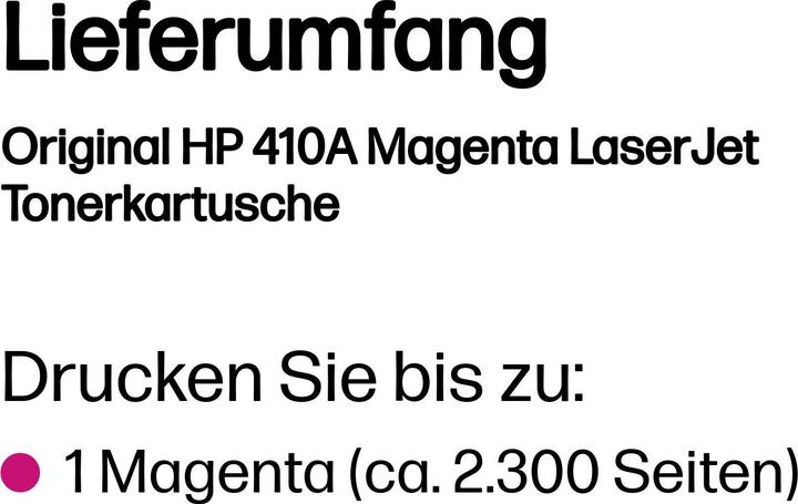 Actual product image HP 410a (M)