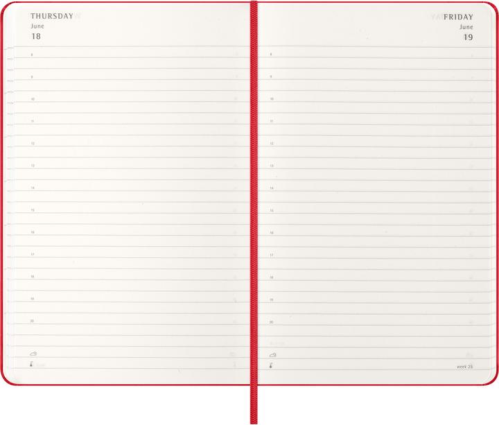 Actual product image Moleskine Geschäftsagenda Daily (13 x 21 cm, English)