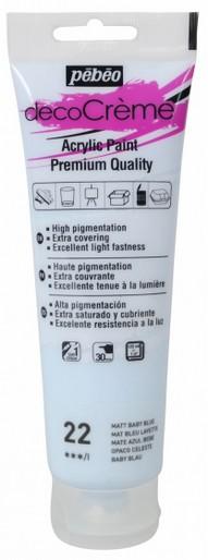 Produktbild Pebeo Decocrème Matt Acrylfarben (Baby Blue, 120 ml)