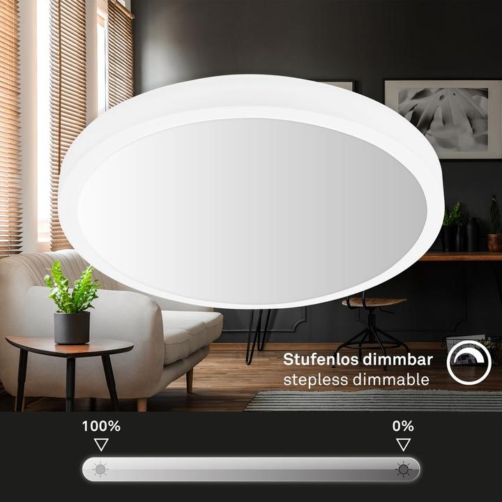 Produktbild Briloner WiFi TUYA + Bluetooth RGB/W CCT LED Panel, LED/21W (2100 lm)