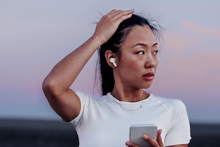 Produktbild KAM Lamax NeoPods1 ANC weiss / Kabellose Kopfhörer / Mikrofon / Bluetooth 5.3 (ANC, Kabellos)