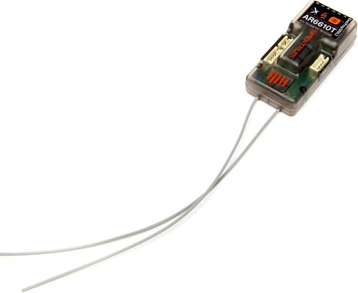 Actual product image Spektrum AR6610T 6 Channel DSMX Telemetry Receiver