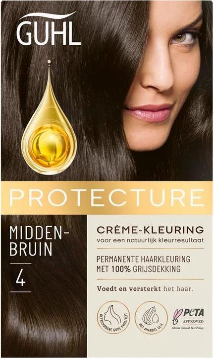 Produktbild Guhl Protecture Protective Cream Color 4 Medium Brown (4 Mittelbraun)