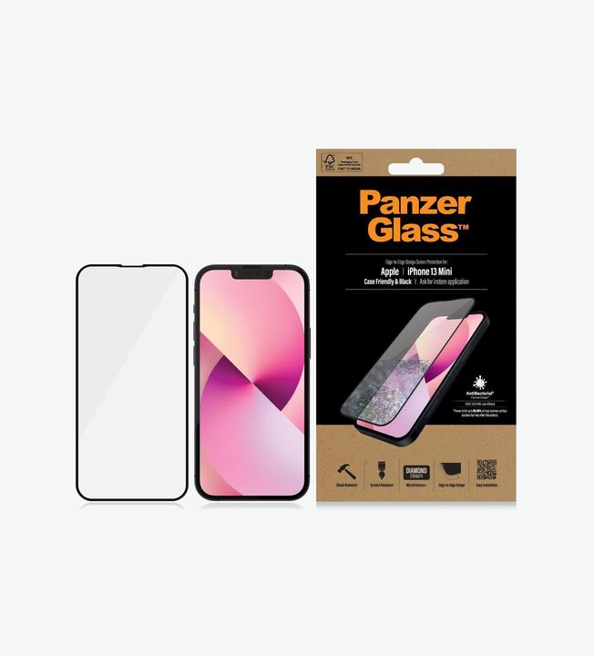 Produktbild PanzerGlass Displayschutz (1 Stück, Apple iPhone 13 mini)