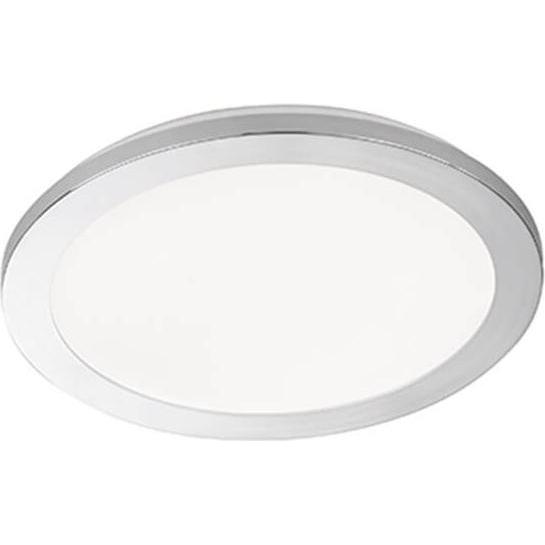 Fischer & Honsel, Wandleuchte + Deckenleuchte, Deckenleuchte Gotland in Chrom und Weiss 17W 2300lm IP44 300mm