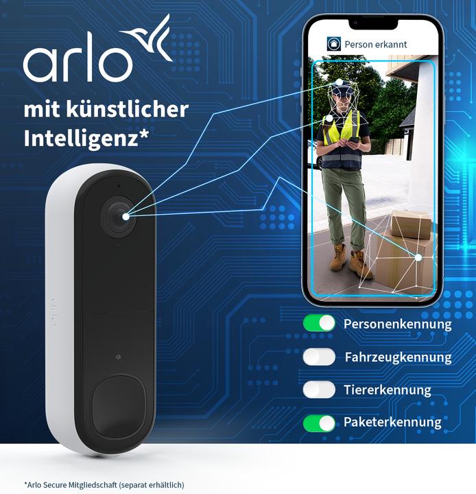 Produktbild Arlo PRO5 2K + Video doorbell 2K, PRO5 (2560 x 1440 Pixels)