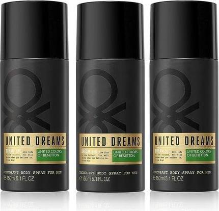 Actual product image United Colors of Benetton Benetton United Dreams Dream Big for Men Deodorant Spray 150ml (Spray, 150 ml)