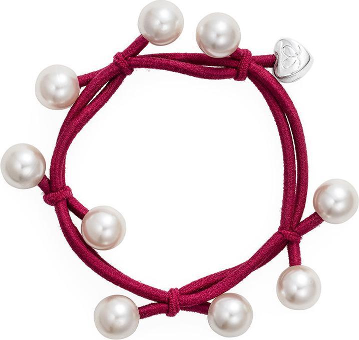Immagine prodotto By Eloise Bangle Band Pearl Cluster Borgogna