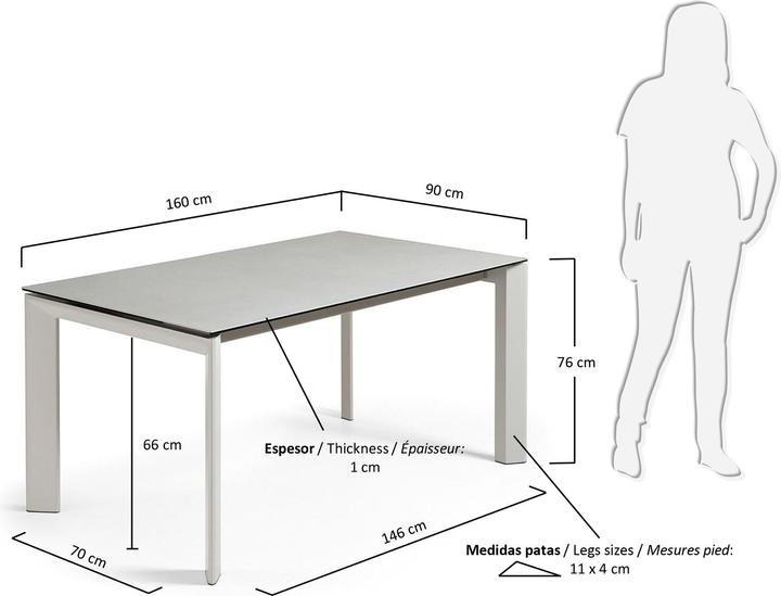 Produktbild Kave Home Axis (90 x 160 cm)