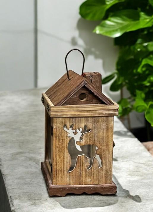 Produktbild Angela Bruderer Laterne «Hirschhaus» (15 x 15 cm)