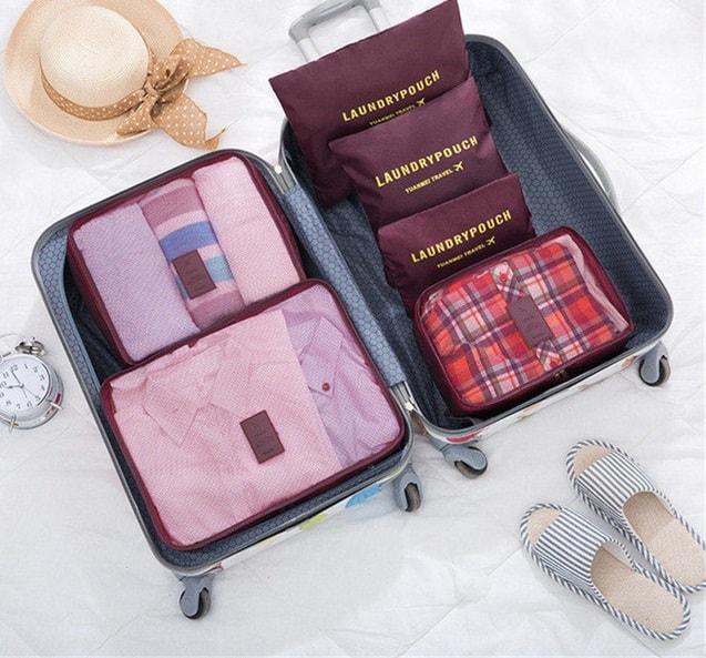 Immagine prodotto JTI Set di organizer per borse da viaggio - azzurro