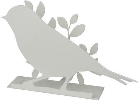 Portatovaglioli uccello bianco