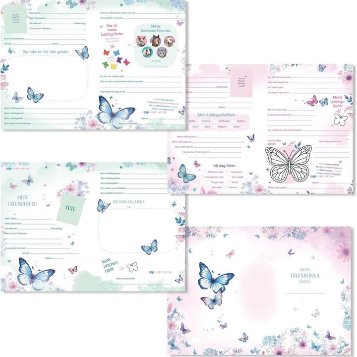 Actual product image Goldbuch Friends book A5 (15 x 21 cm, Lined, Hardcover)