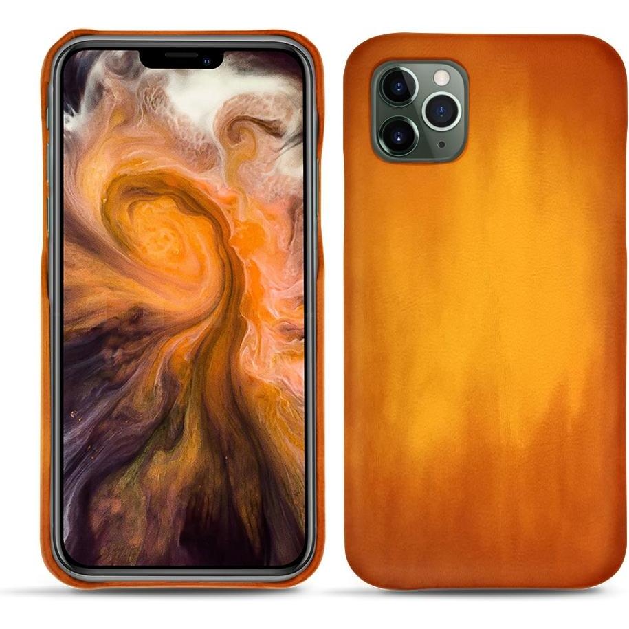 Noreve Lederschutzhülle (Apple iPhone 11 Pro Max), Smartphone Hülle, Orange