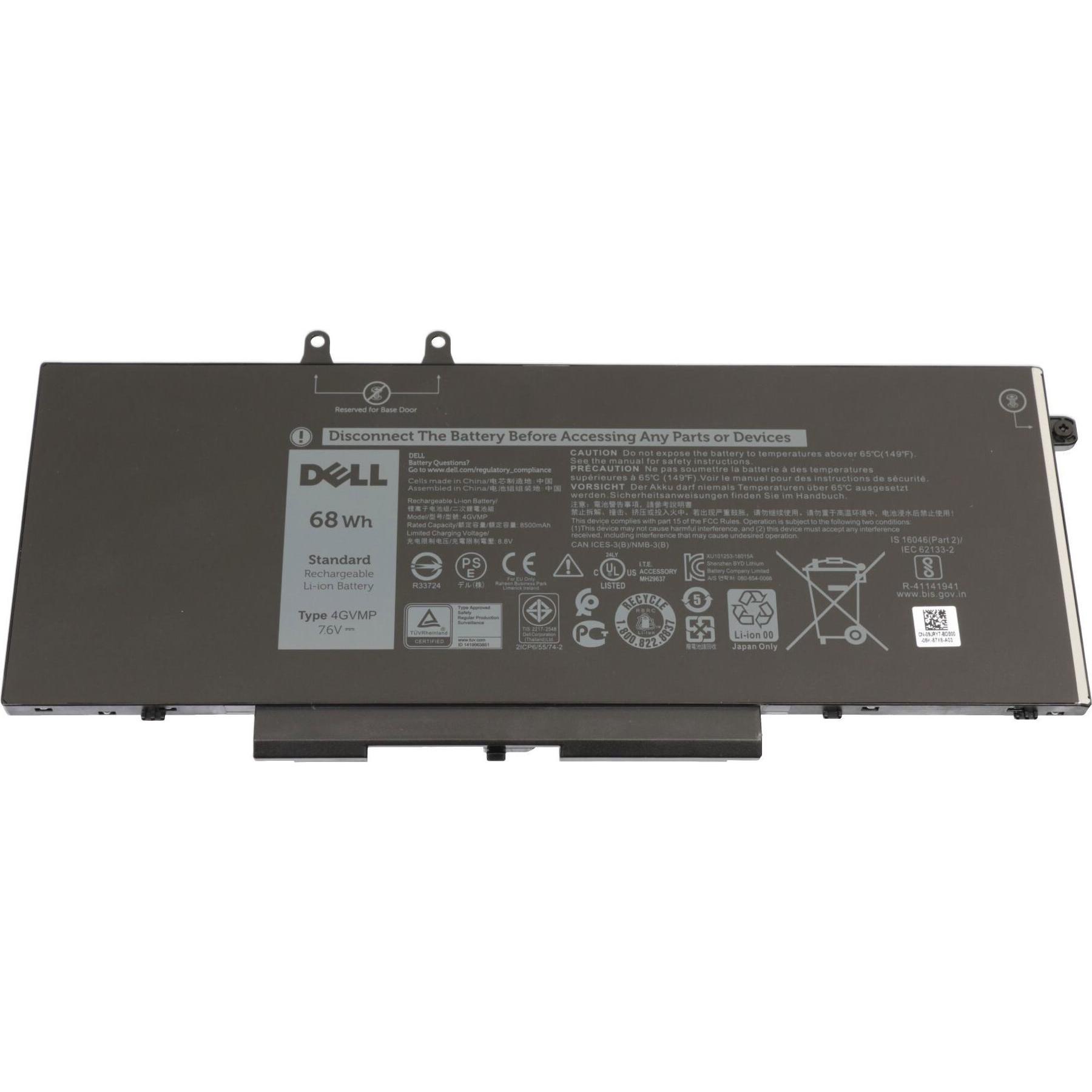 Dell 04GVMP (4 Zellen, 8500 mAh), Notebook Akku