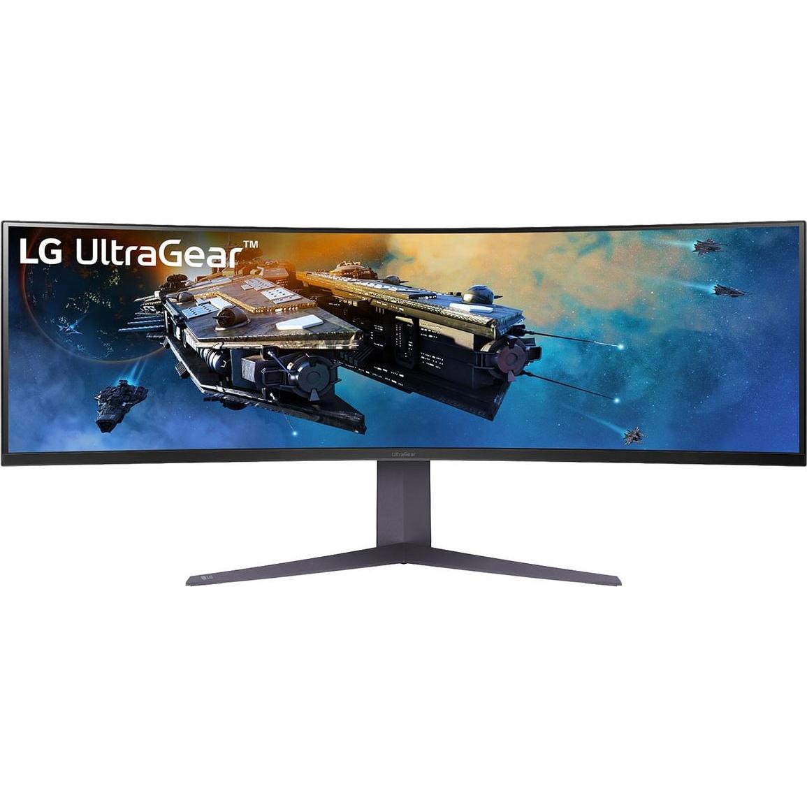 LG UltraGear 45GR65DC-B (5120 x 1440 Pixel, 45"), Monitor, Schwarz
