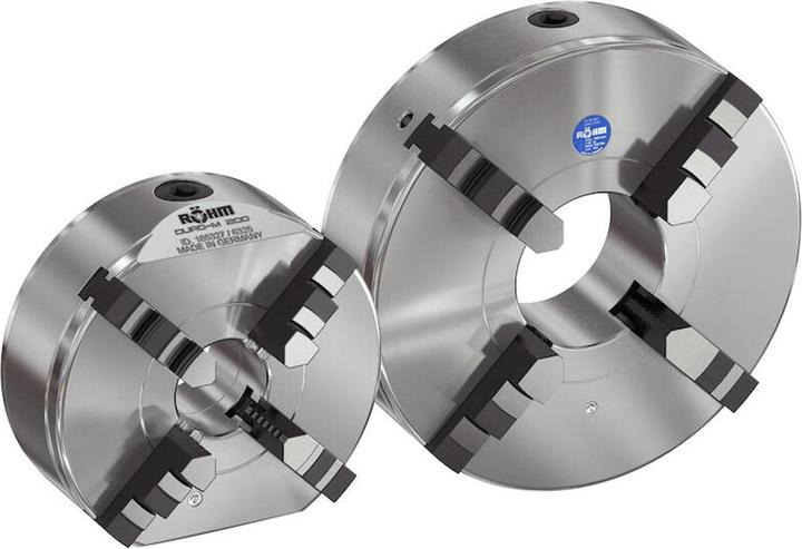 Röhm Vierbacken-Drehfutter Stahl zylindrische Zentrieraufnahme, DIN 702-4, Aussen-⌀ A: 250mm