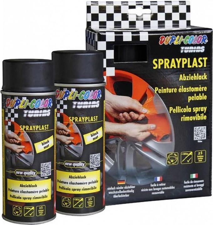 Produktbild Dupli-Color Sprayplast Set (Schwarz, 0.40 l)